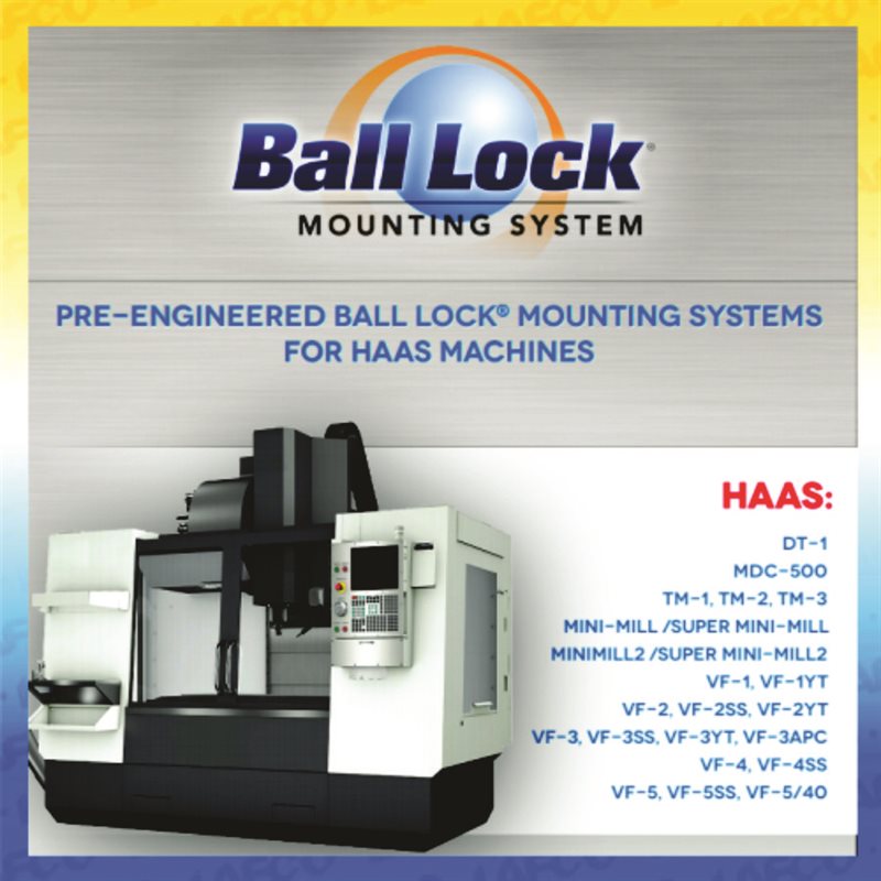 Ball Lock pour Machines HAAS