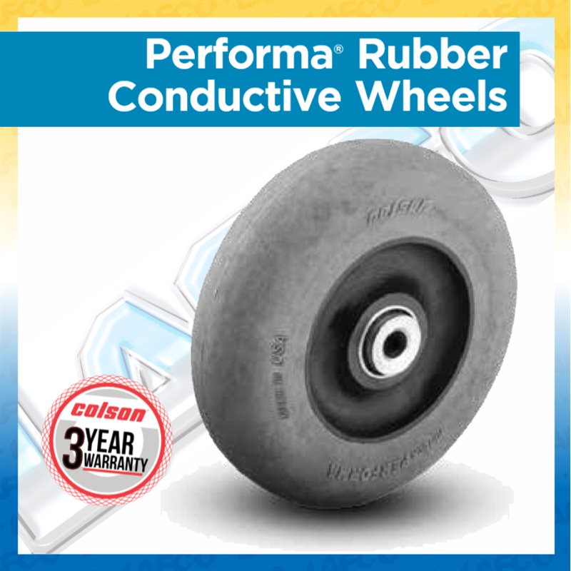 Conductive Round Grey Tread - Up to 250lbs