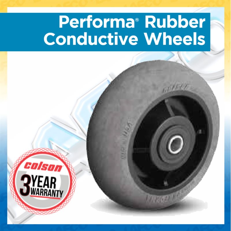 Conductive Round Grey Tread - Up to 500lbs