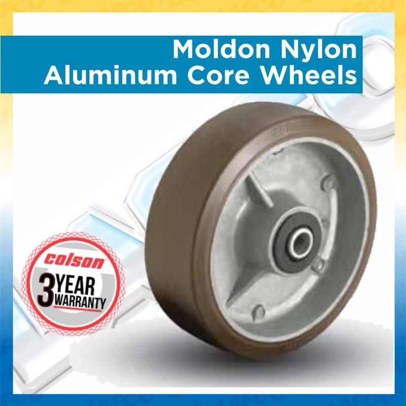 Moldon Nylon Aluminum Core Wheels - Up to 1500lbs